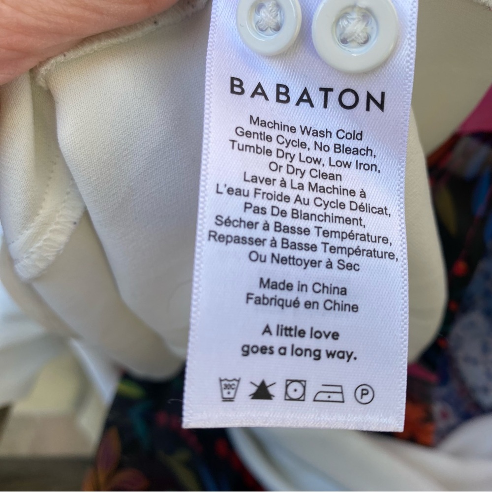 Babaton cream white button -Down Utility Shirt - image 7